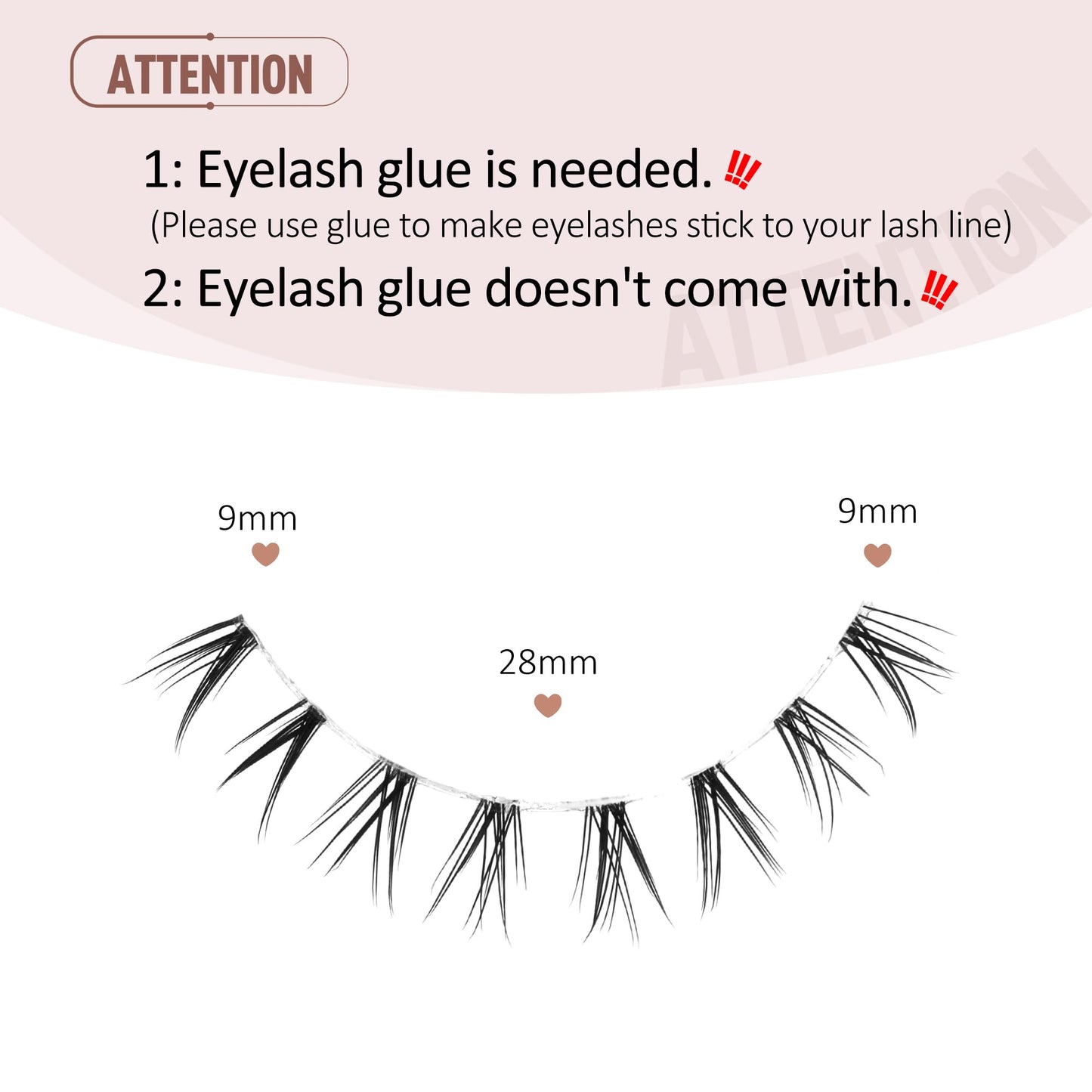 Bottom Lashes Bottom Eyelashes False Lower Lashes Fake Bottom Eyelashes 7 Pairs Bottom-3