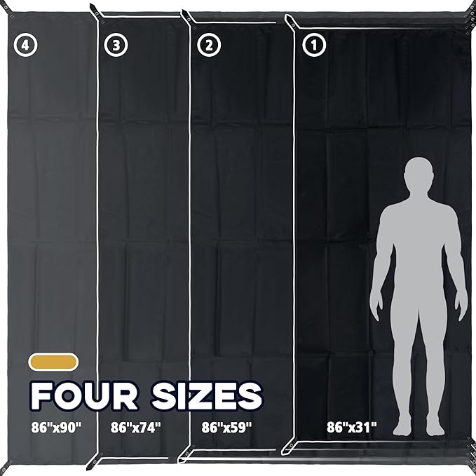 Camping Tent Footprint, Tent Tarp for Under Tent, 86''x 74'' Waterproof Camping Tarp, Tent Tarp Ground Sheet Mat Moisture-Proof Stay Dry Cool, Ultralight Camping Cover for Hiking, Backpacking, Hammock