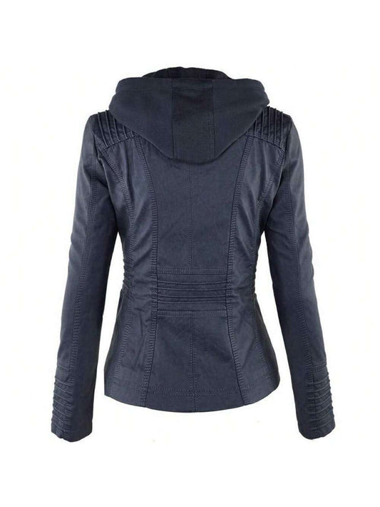 Women's Newbestyle Faux Leather Moto Jacket