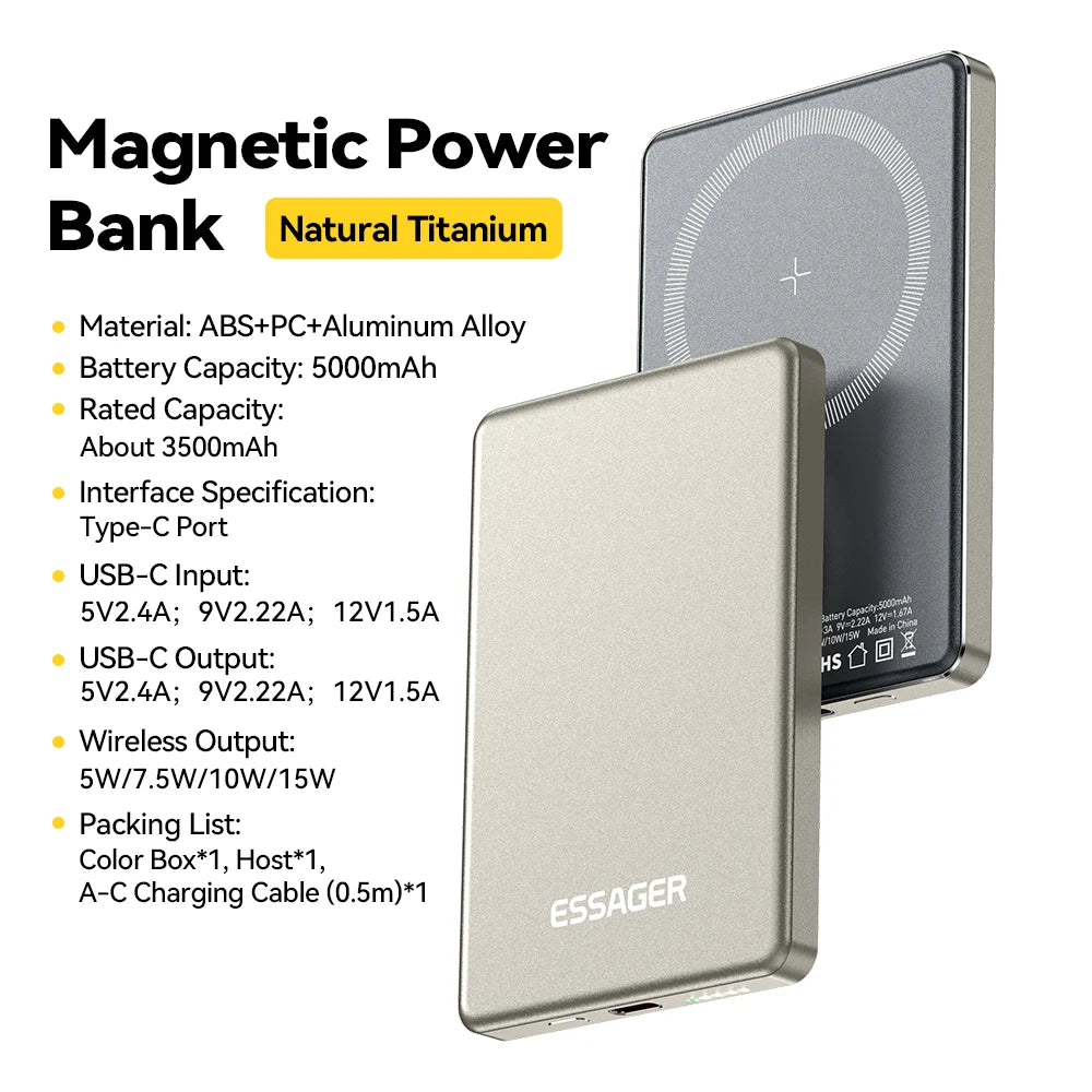 Essager 20W Magnetic Power Bank