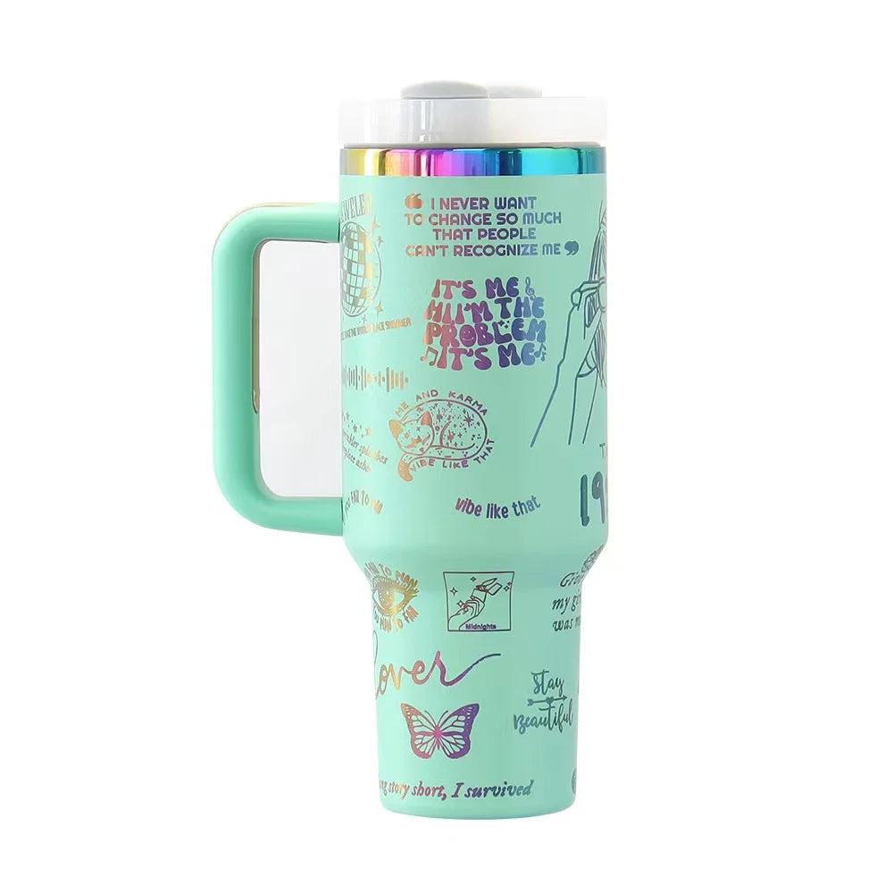 Large 40oz Stanley Style Tumbler