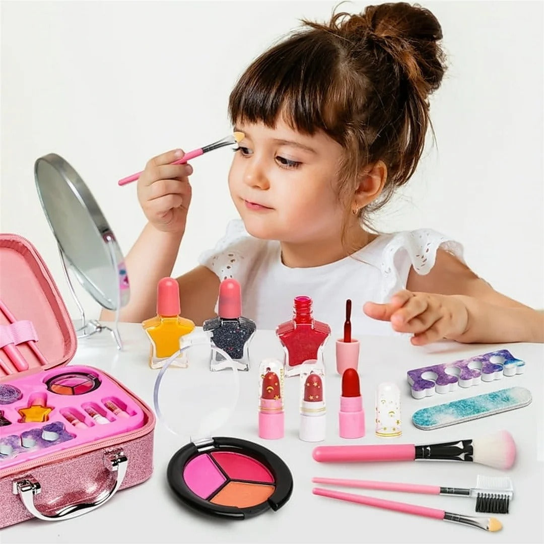 Kids' Beautiful Makeup Kit with Bag Collection