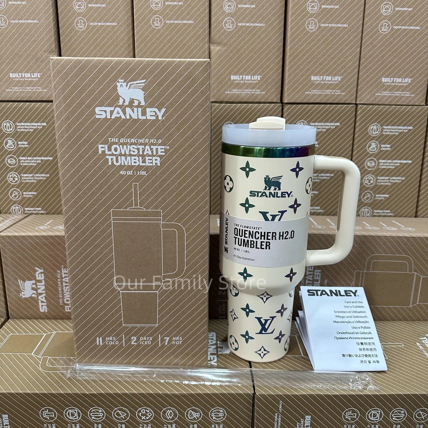 Stanley Quencher Co-signed White Tumbler