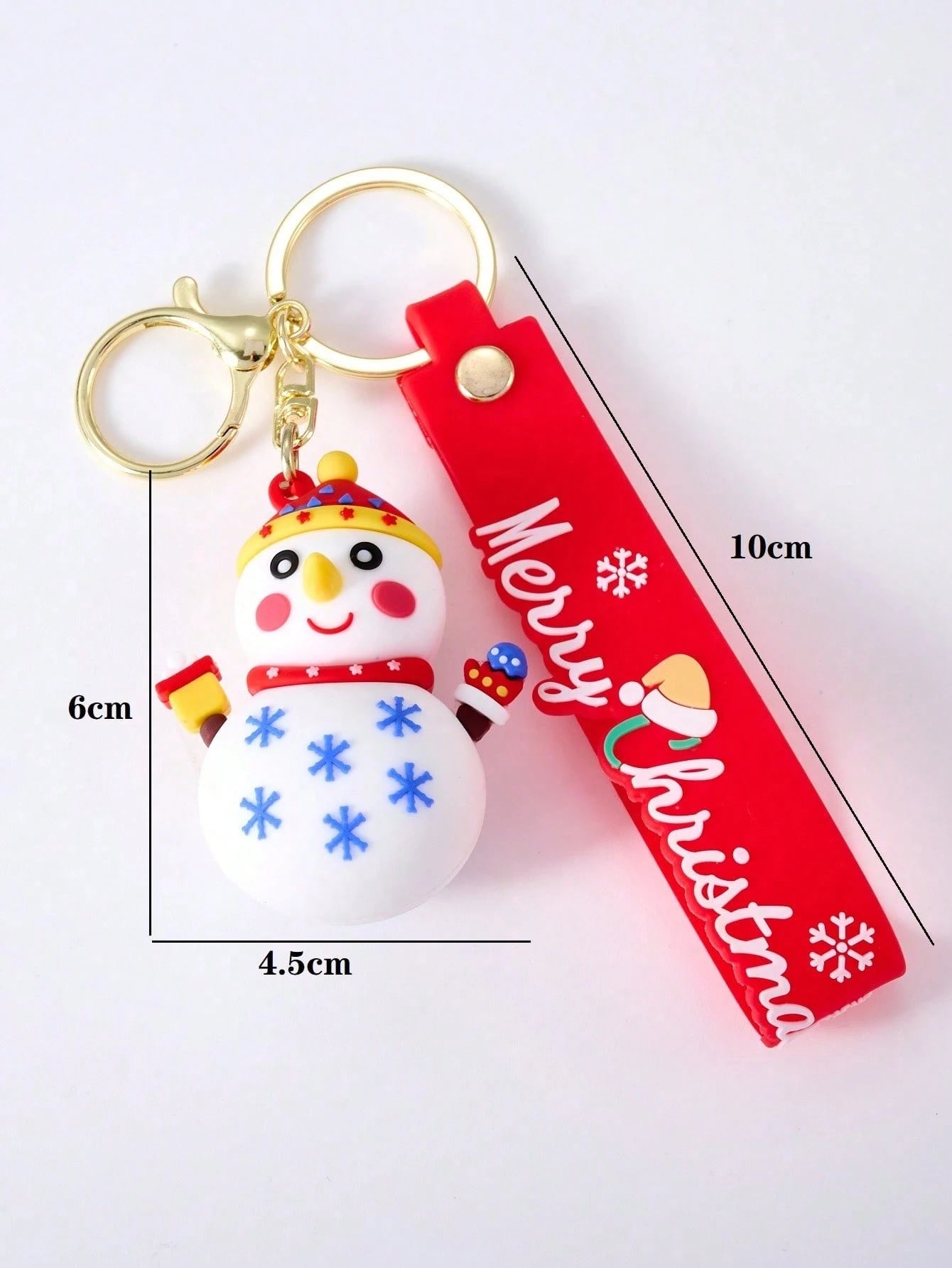 1-5pcs Christmas Holiday Keychains