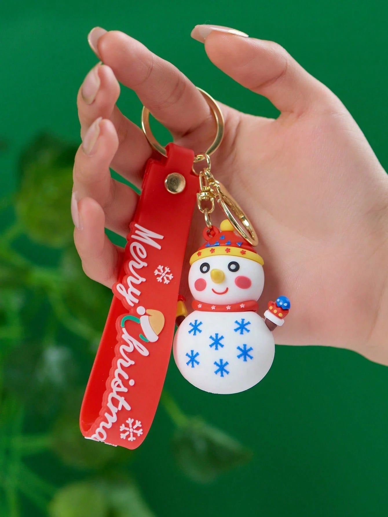 1-5pcs Christmas Holiday Keychains