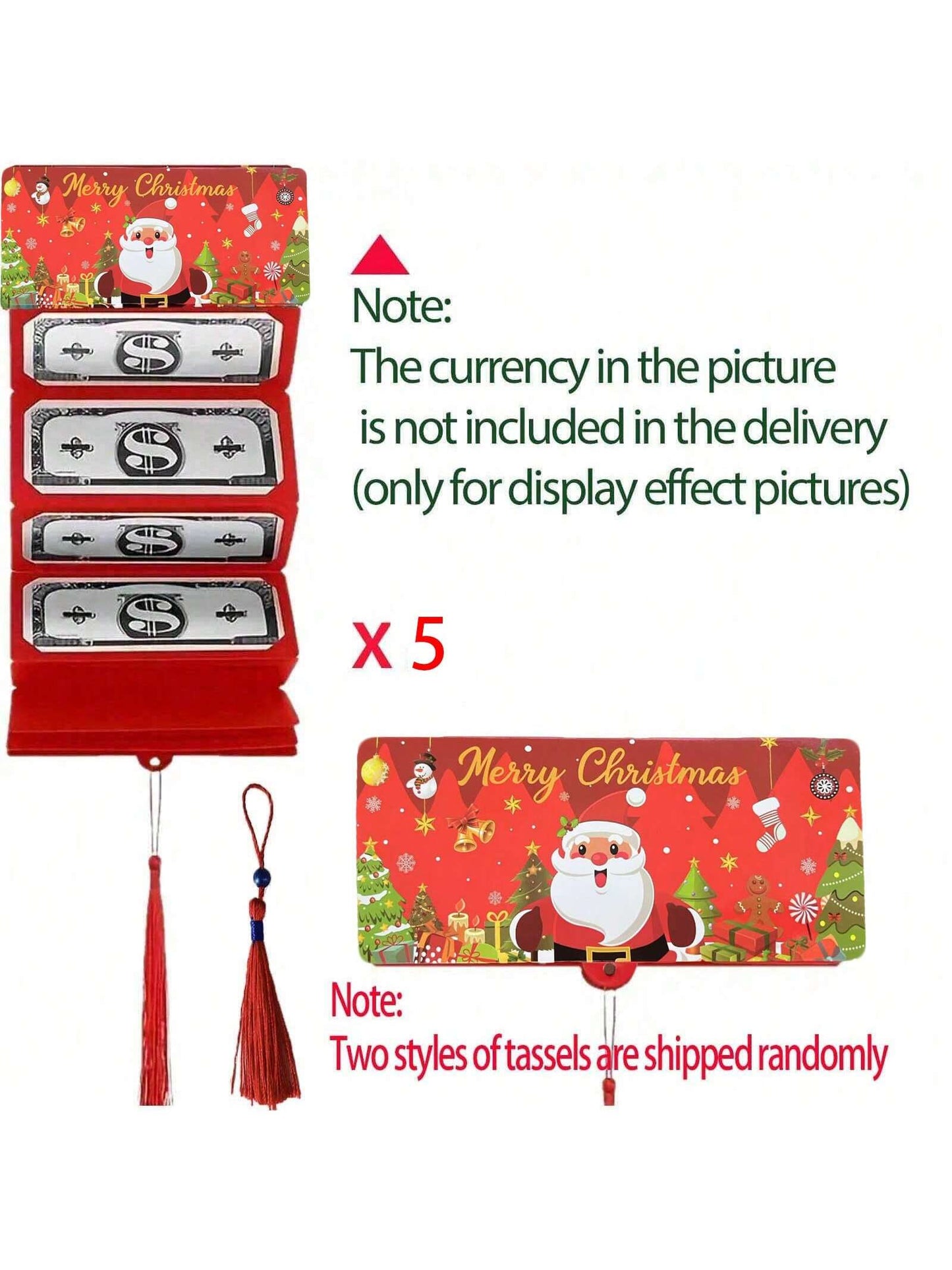 Christmas Money Bags Gift Holders