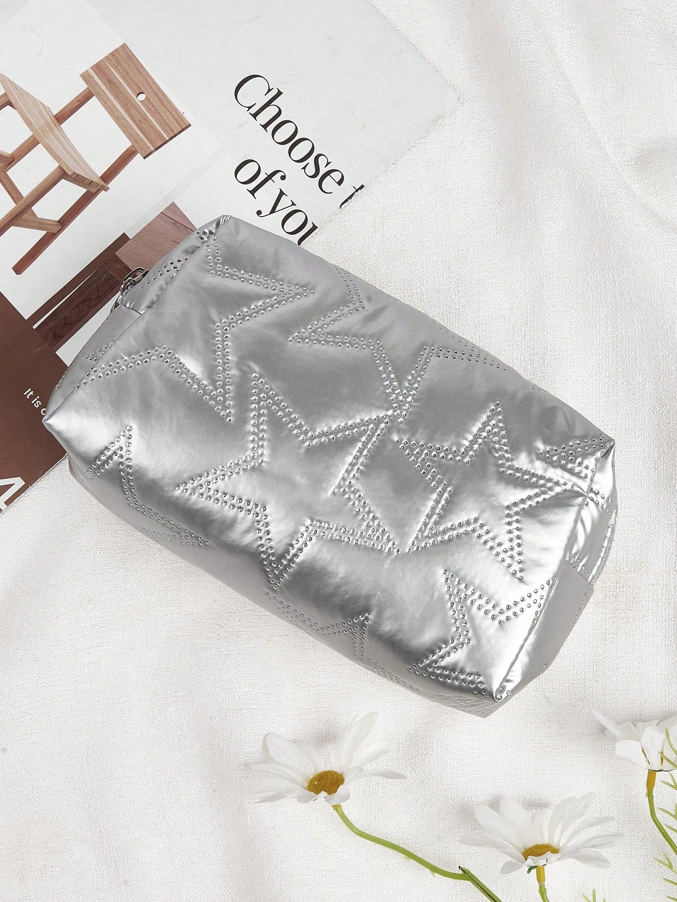 Pink Heart Cosmetic Makeup Bag