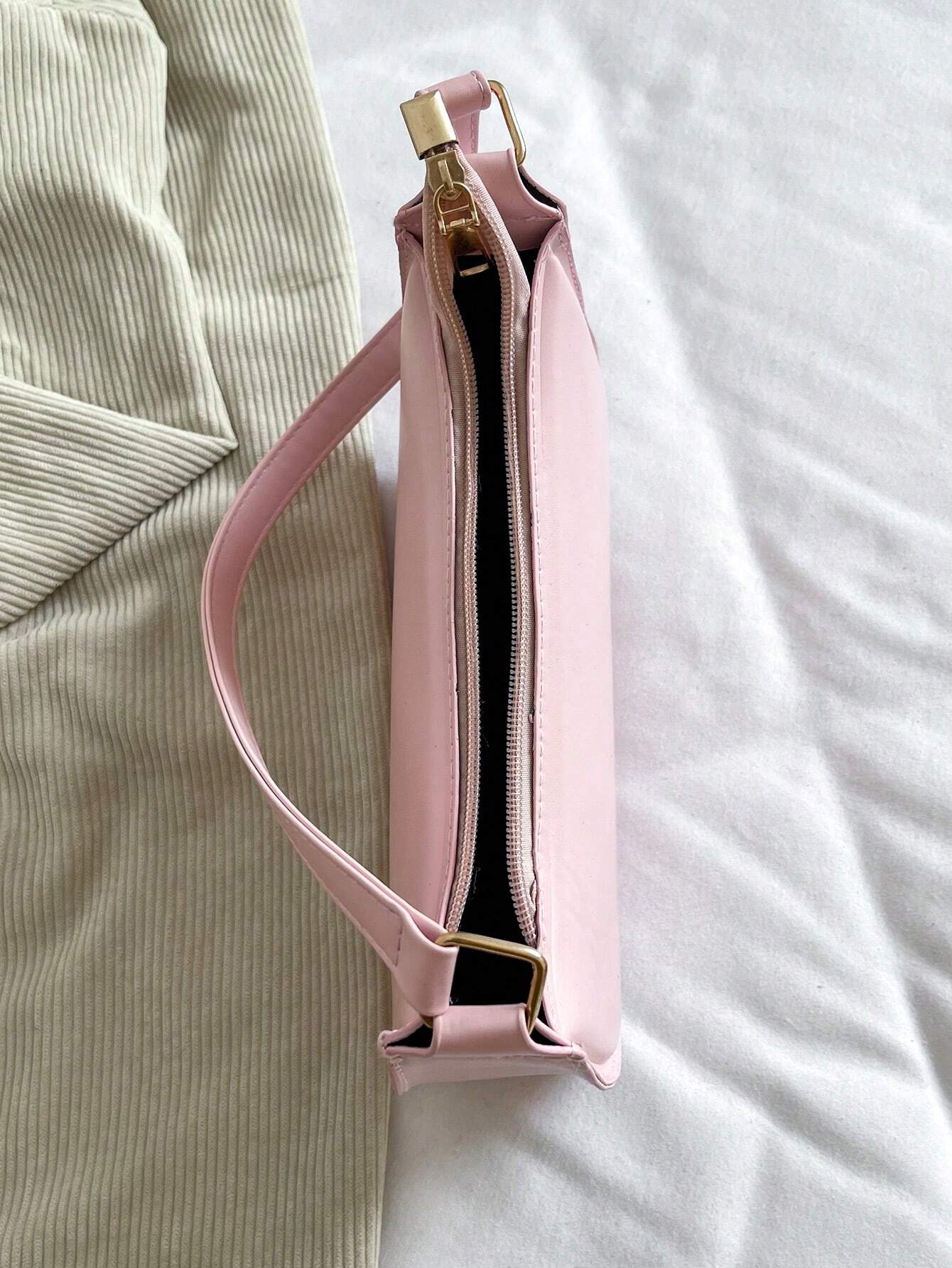 PU Cherry Pendant Shoulder Bag