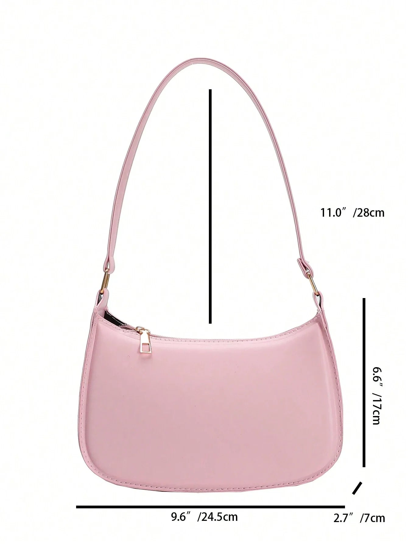 PU Cherry Pendant Shoulder Bag