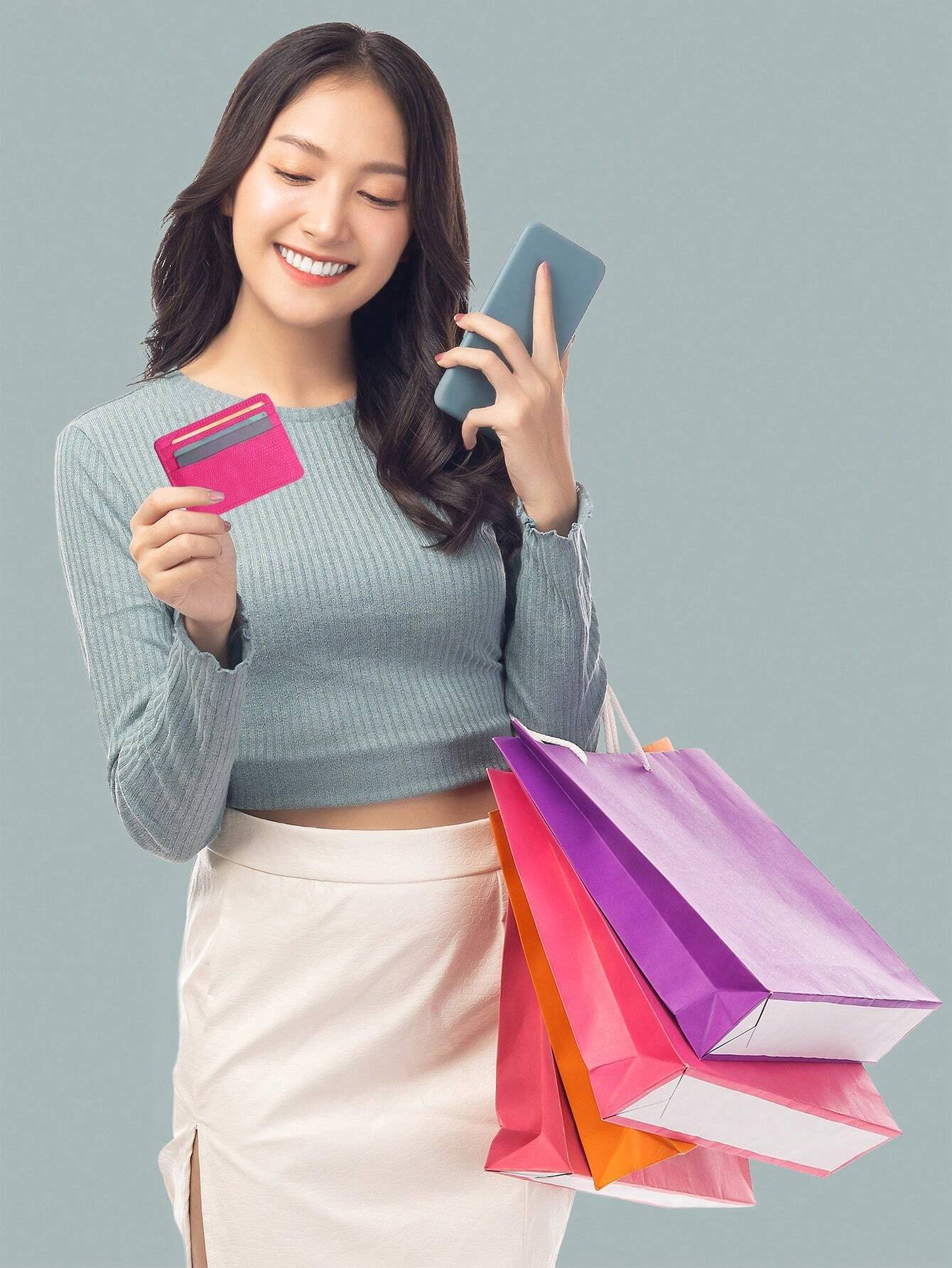 Slim Transparent Card Holder Wallet