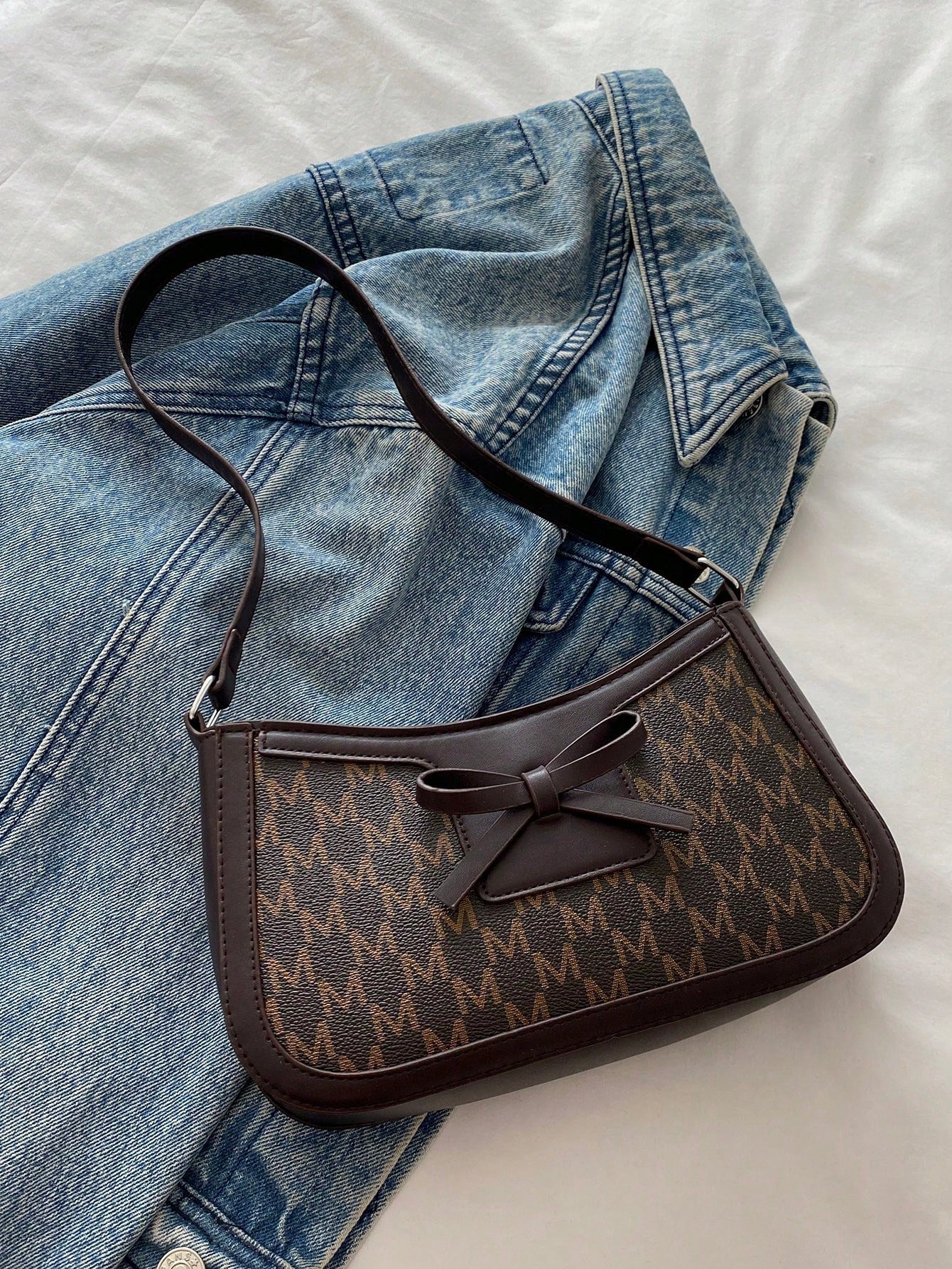 Elegant Crescent Shoulder Bag Women