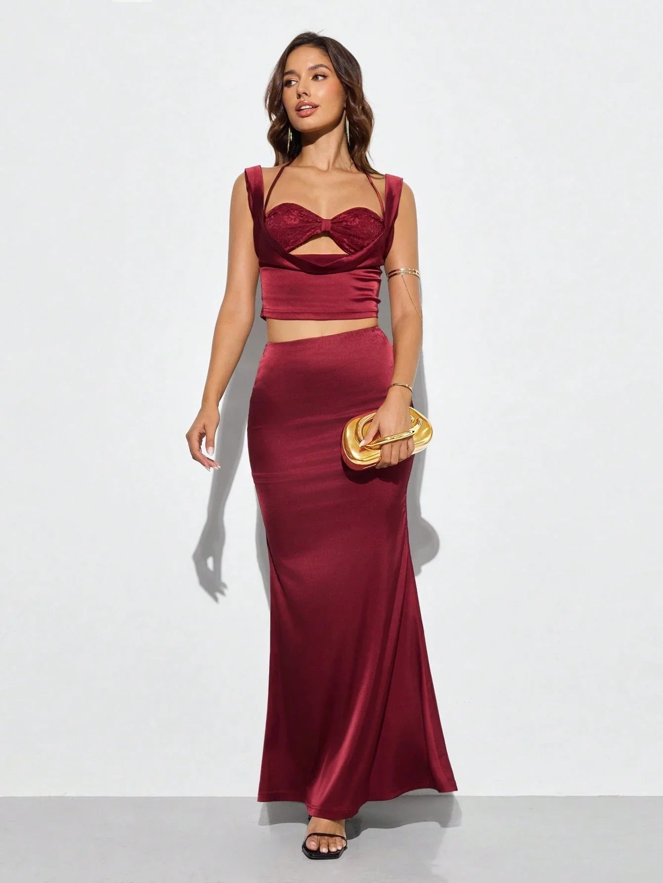 Metallic Evening Party Clutch Bag