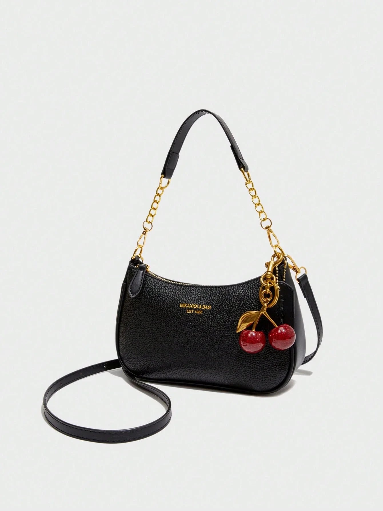 Classic Letter Graphic Shoulder Bag