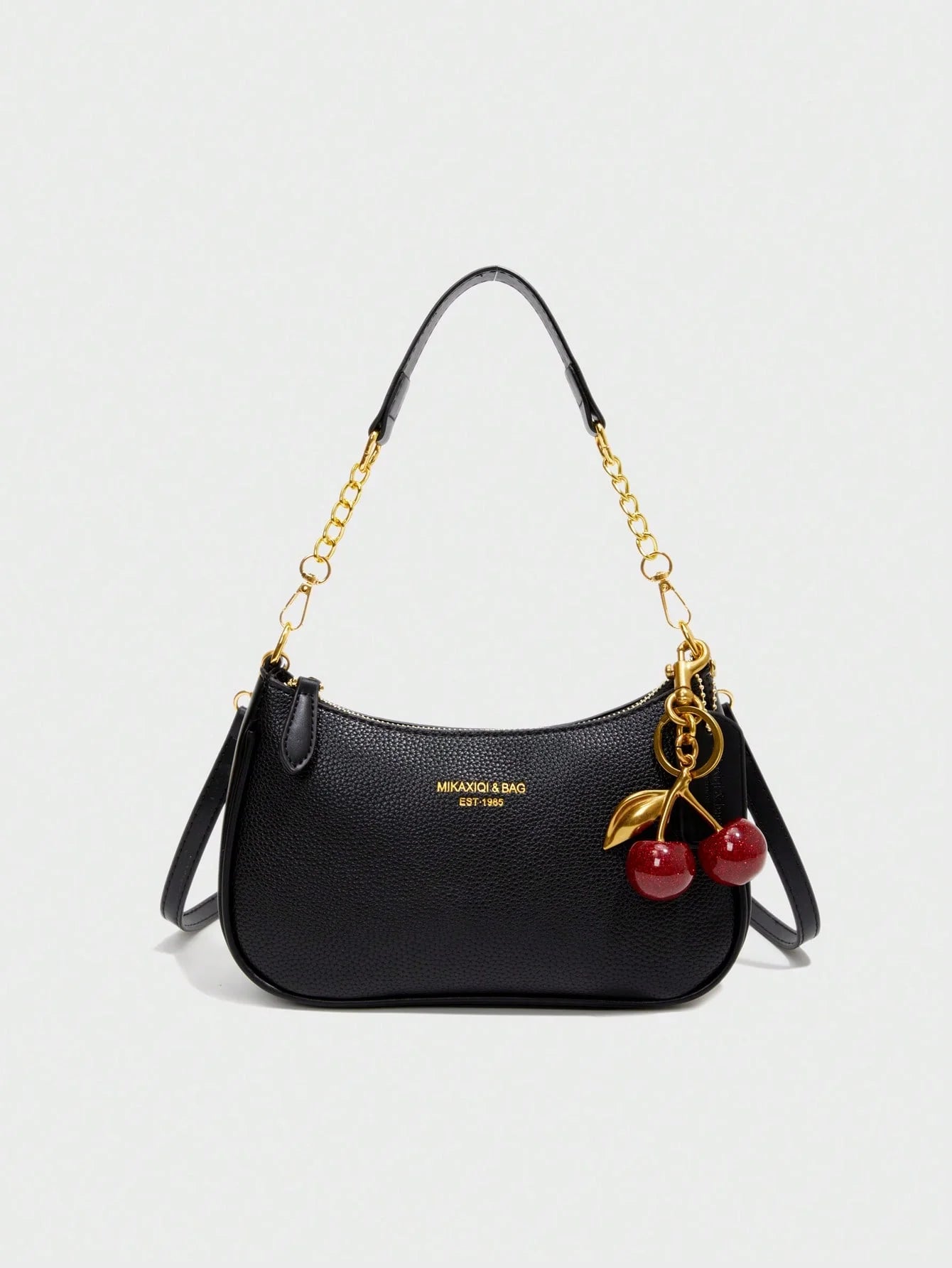 Classic Letter Graphic Shoulder Bag