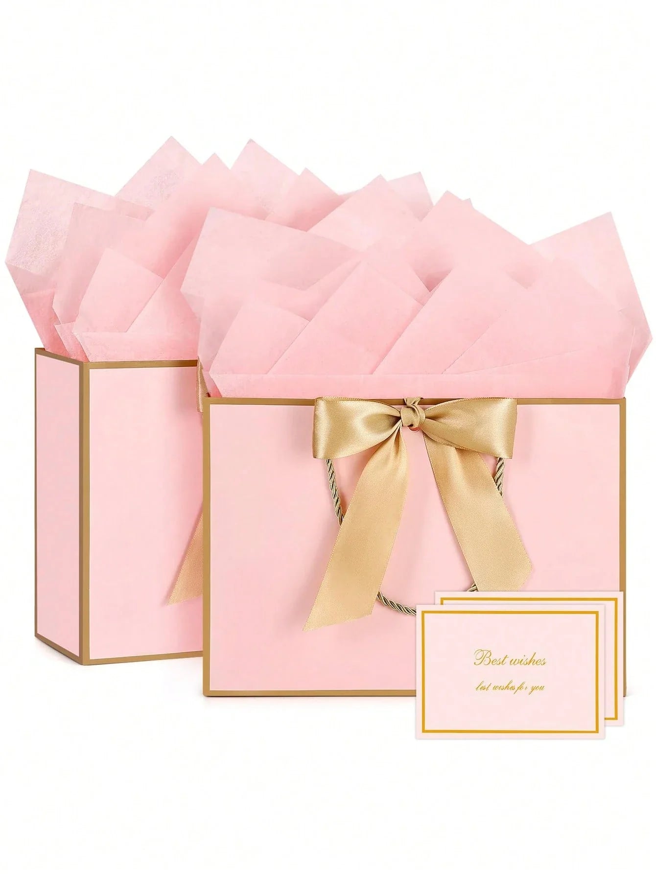 Pink Medium Gift Bags Set