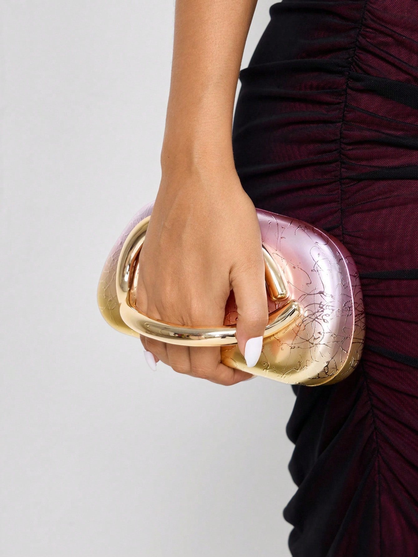 Metallic Evening Party Clutch Bag