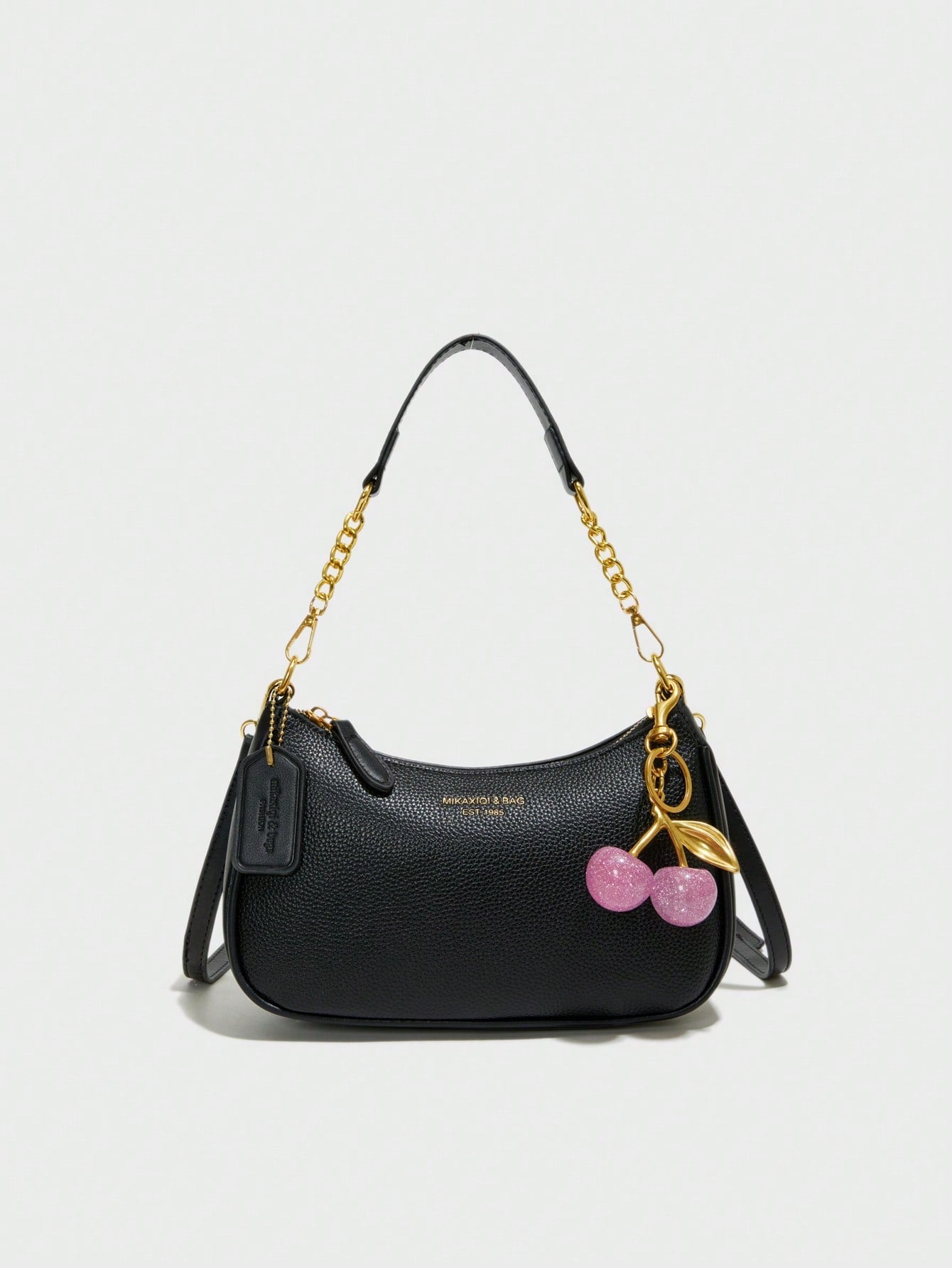 Classic Letter Graphic Shoulder Bag