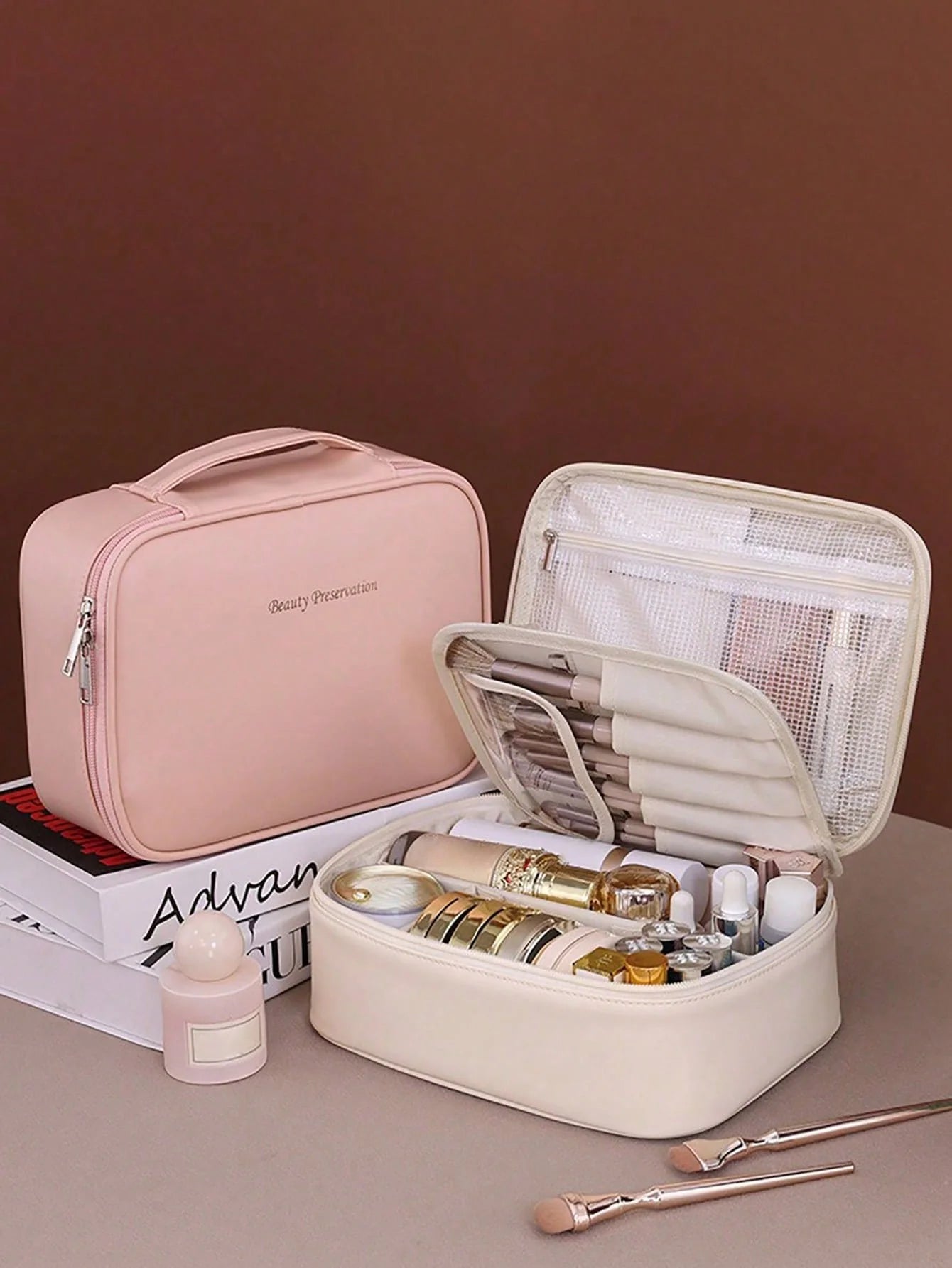 Large Waterproof Travel Makeup Bag