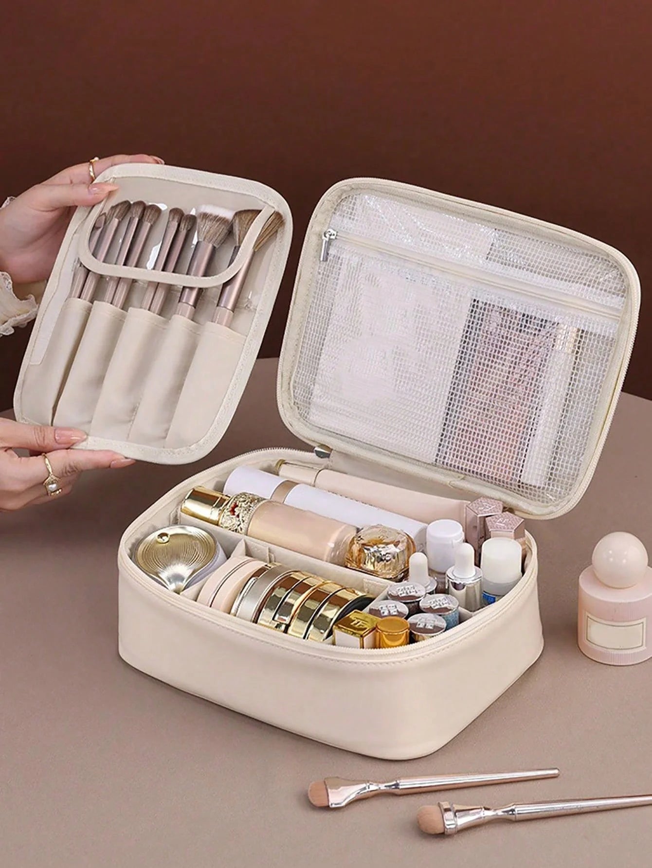 Large Waterproof Travel Makeup Bag