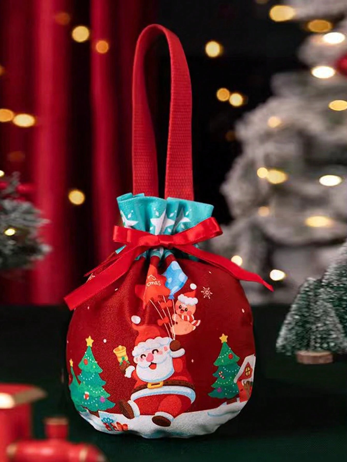 Christmas Santa Snowman Gift Bags