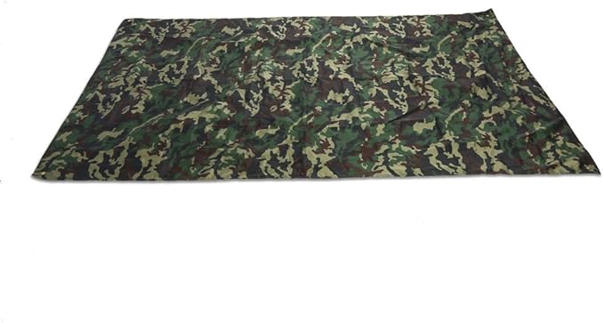 Camouflage Tent Tarp, Portable Rainproof Tent Tarp Camping Tent Tarp Shelter for for Outdoor Hiking Hunting