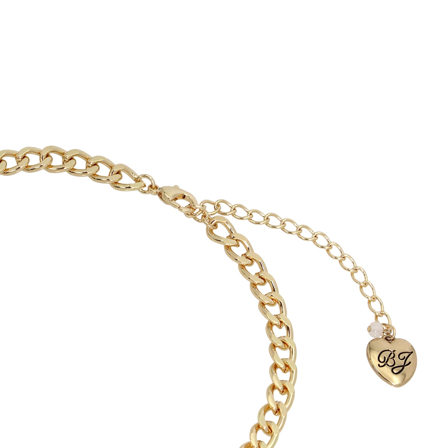 Betsey Johnson Womens Jingle Bell Bling Christmas Gingerbread Pendant Necklace