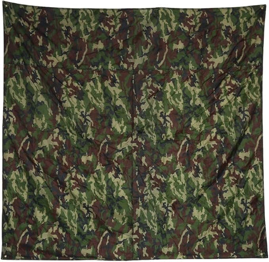 Camouflage Tent Tarp, Portable Rainproof Tent Tarp Camping Tent Tarp Shelter for for Outdoor Hiking Hunting