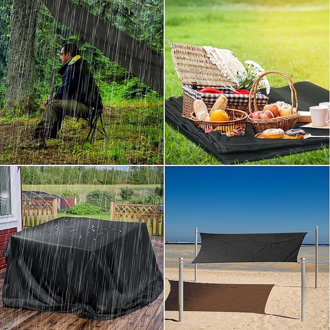 Camping Tent Footprint, Tent Tarp for Under Tent, 86''x 74'' Waterproof Camping Tarp, Tent Tarp Ground Sheet Mat Moisture-Proof Stay Dry Cool, Ultralight Camping Cover for Hiking, Backpacking, Hammock