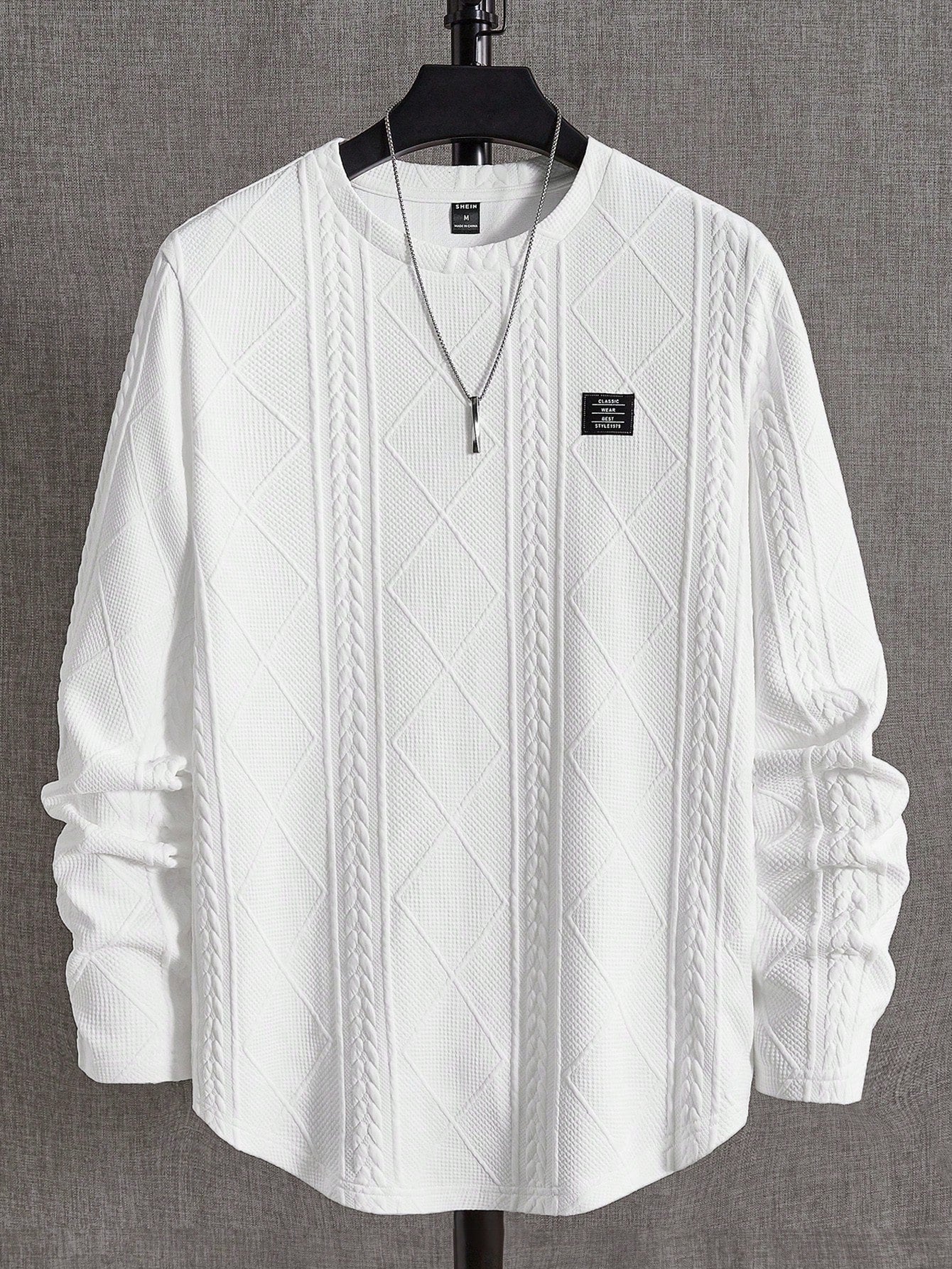 NEON BLANC Men’s Letter Patch Tee