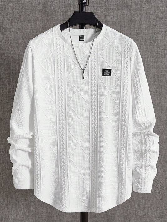 NEON BLANC Men’s Letter Patch Tee