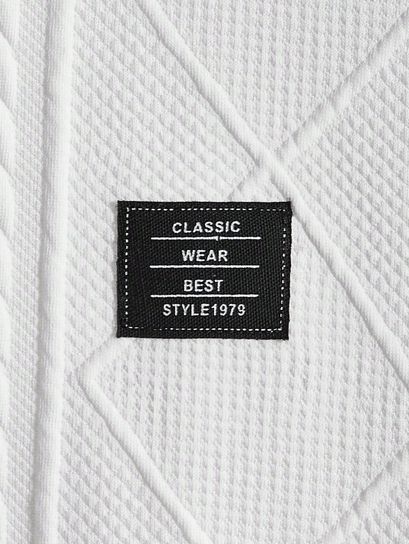 NEON BLANC Men’s Letter Patch Tee