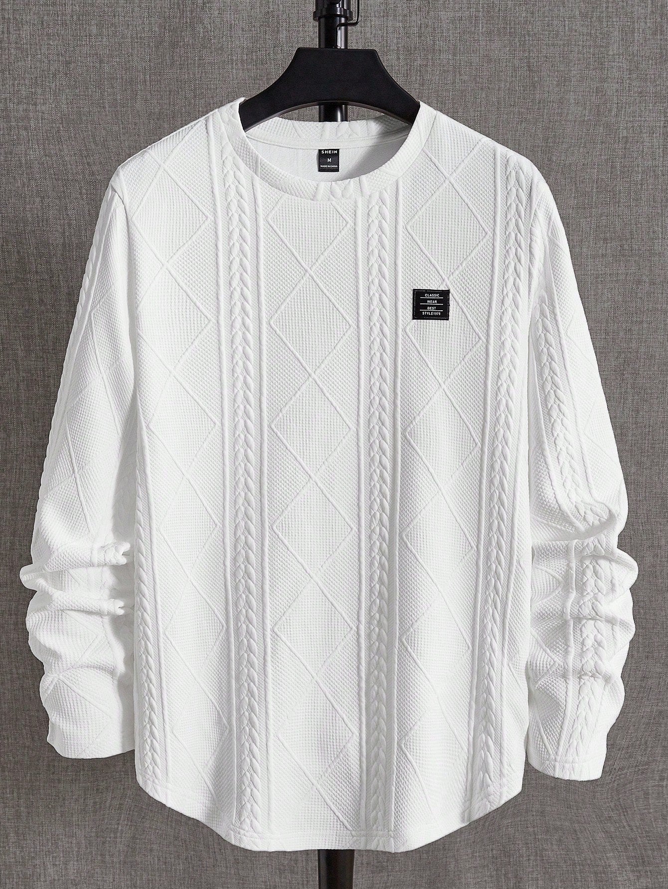 NEON BLANC Men’s Letter Patch Tee