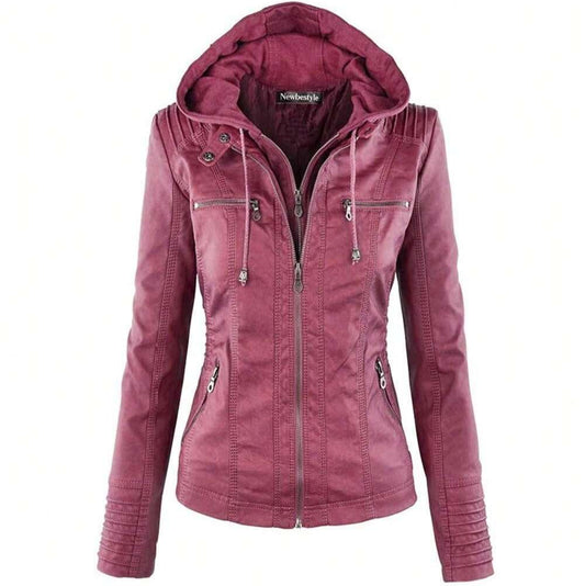 Newbestyle Women’s Moto Biker Jacket