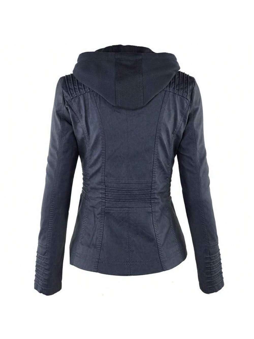 Women's Newbestyle Faux Leather Moto Jacket