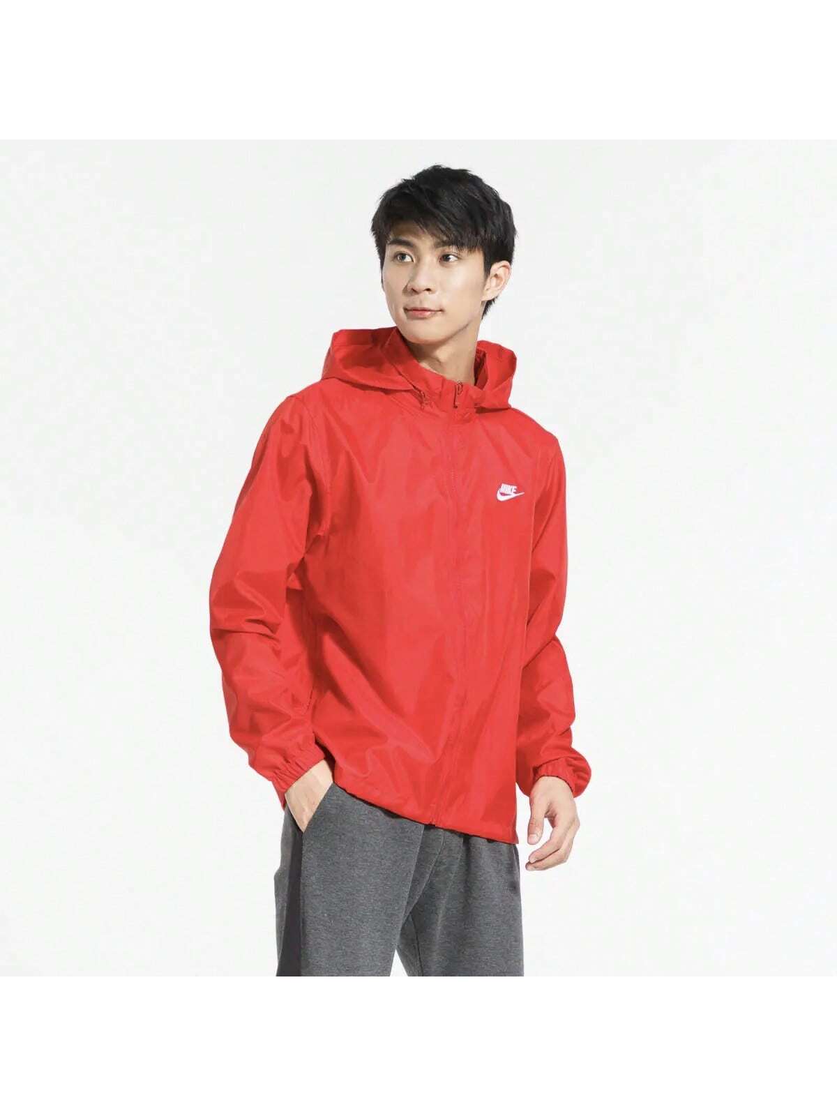 Nike Men's Logo Stand Collar Sports Jacket