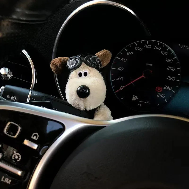 Plush Puppy Car Wiper Decoration