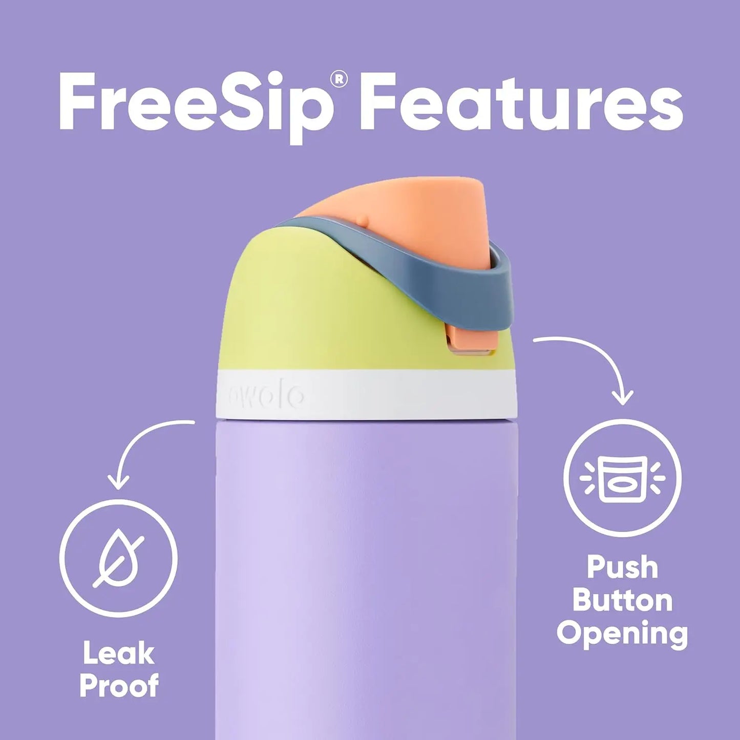 Owala FreeSip Saltwater Taffy Bottle