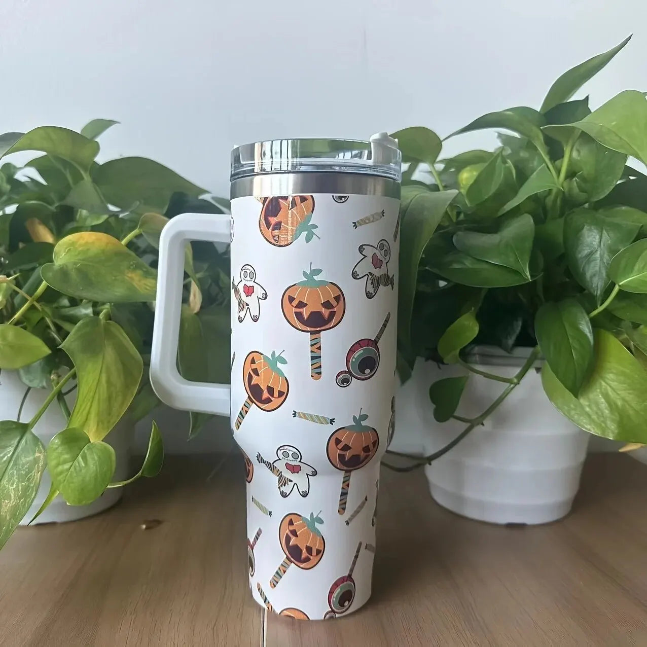 Leopard Print 40oz Coffee Cup