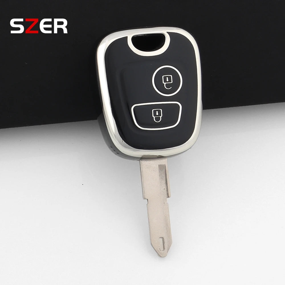 Pink TPU Car Key Cover