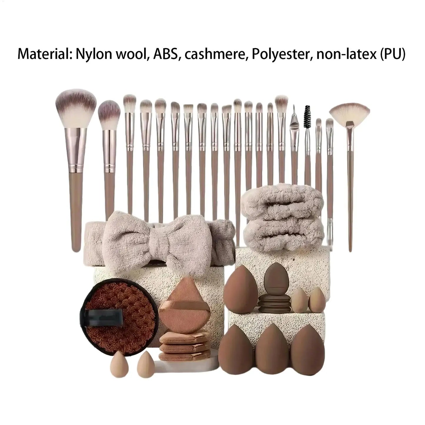 Makeup Brush Kit Makeup Sponge Set Big Set Includes Soft Brushes Beauty tools For Birthday Christmas New Year Gift Makeup Kit
