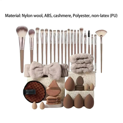 Makeup Brush Kit Makeup Sponge Set Big Set Includes Soft Brushes Beauty tools For Birthday Christmas New Year Gift Makeup Kit