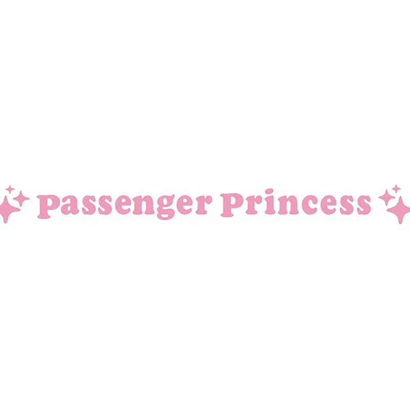 Passenger Princess Star Mirror Stickers