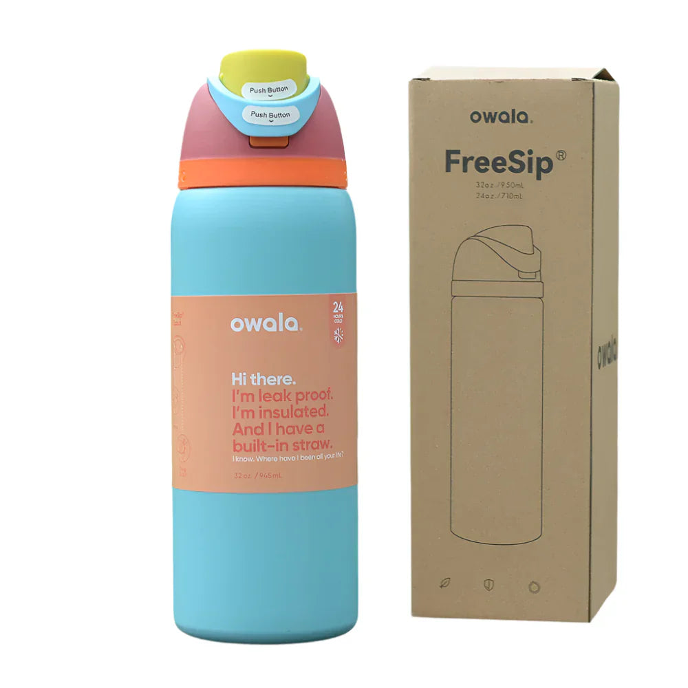 Owala FreeSip Quarta Rose Bottle