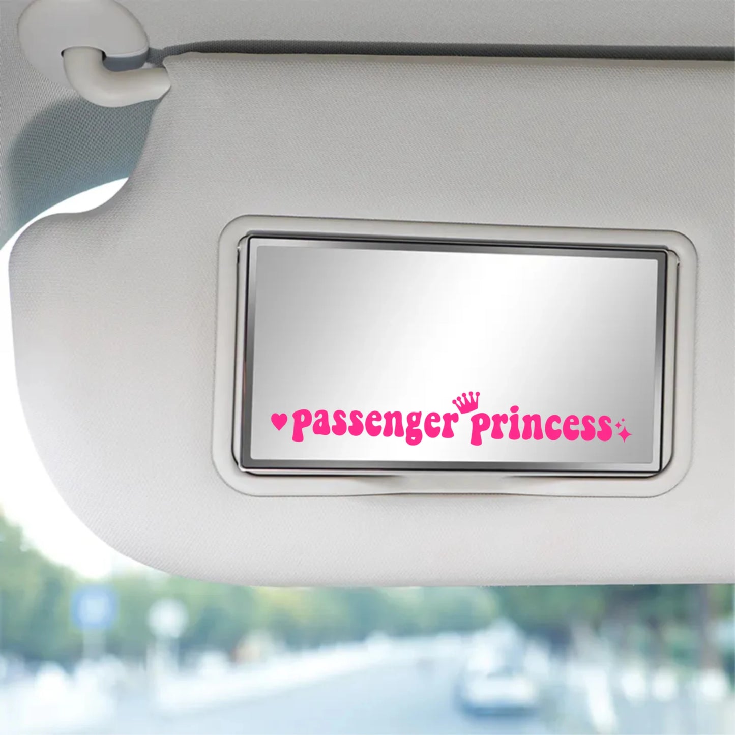 Passenger Princess Funny Car Sticker