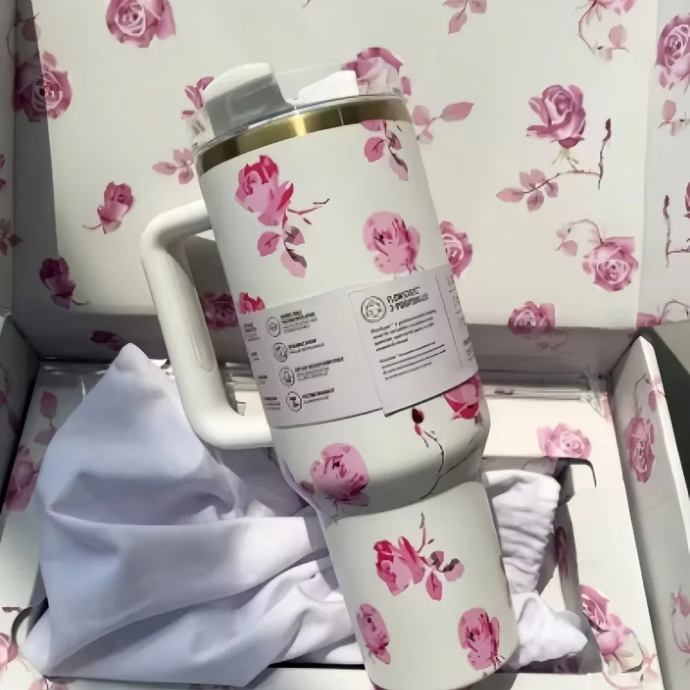 Stanley Style Flat Bottom Tumbler