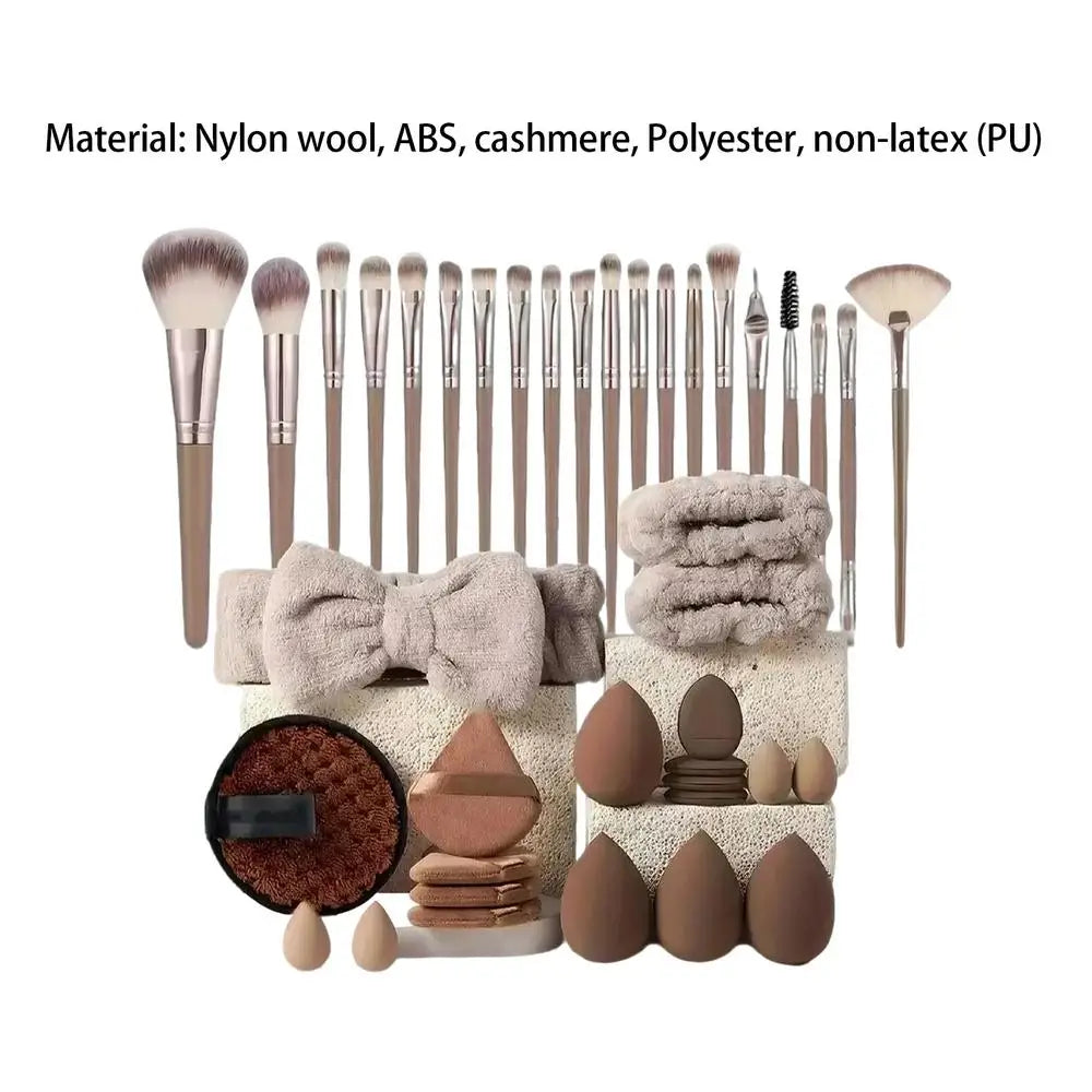 Makeup Brush Kit Makeup Sponge Set Big Set Includes Soft Brushes Beauty tools For Birthday Christmas New Year Gift Makeup Kit