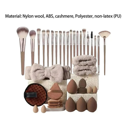 Makeup Brush Kit Makeup Sponge Set Big Set Includes Soft Brushes Beauty tools For Birthday Christmas New Year Gift Makeup Kit