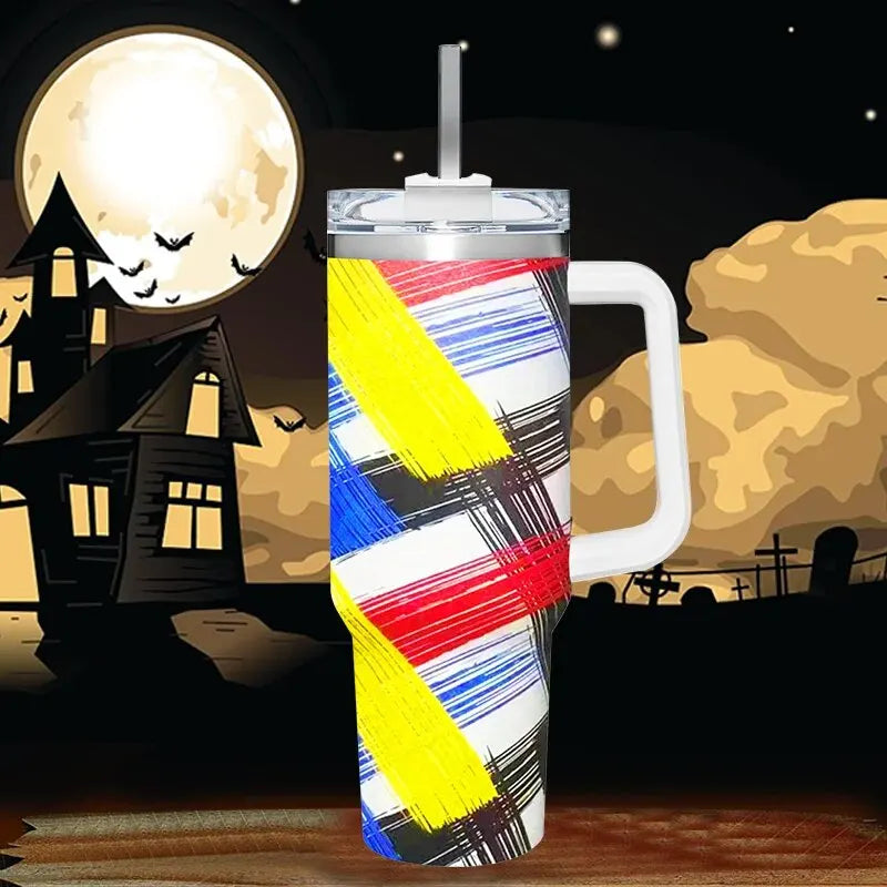 Leopard Print 40oz Coffee Cup