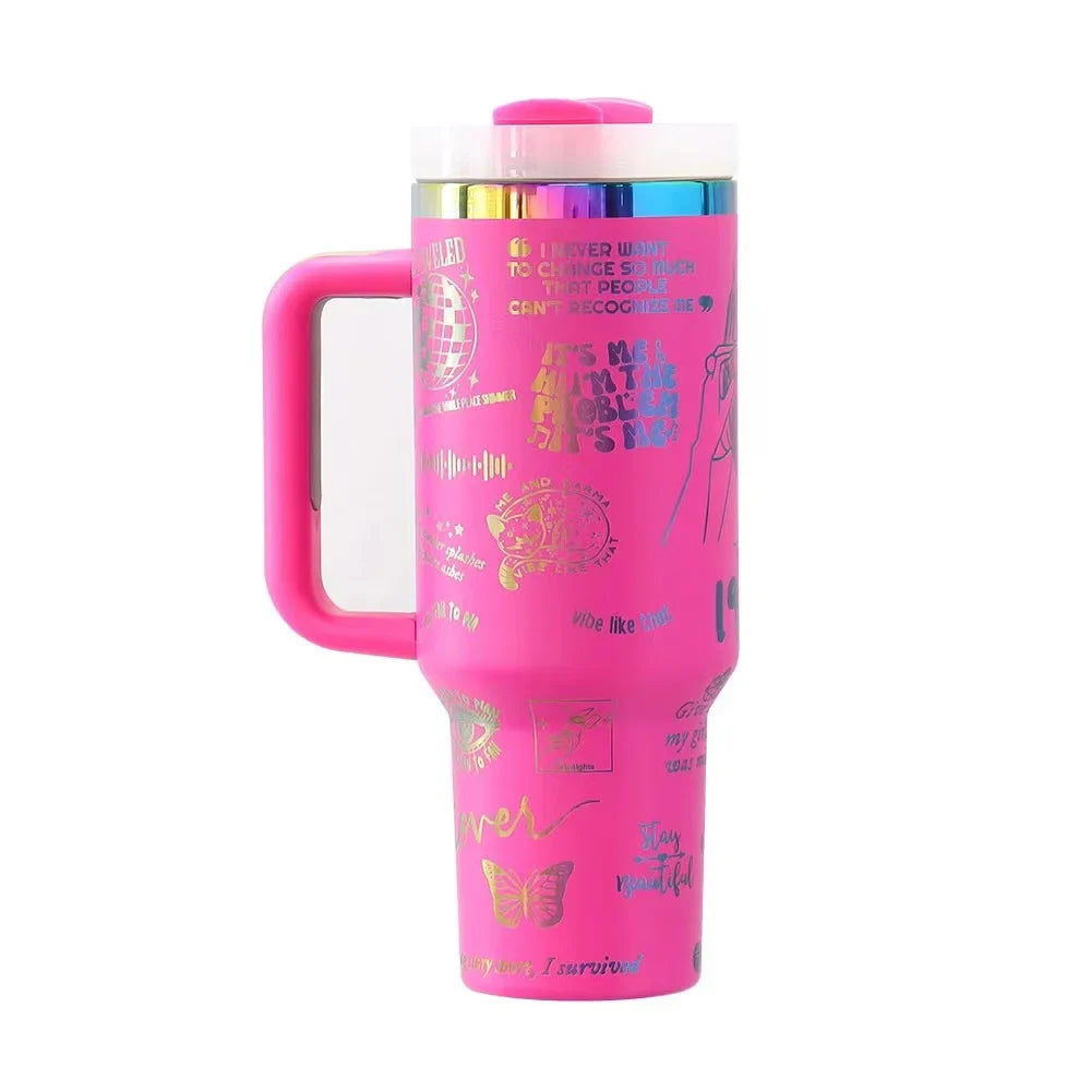 Large 40oz Stanley Style Tumbler