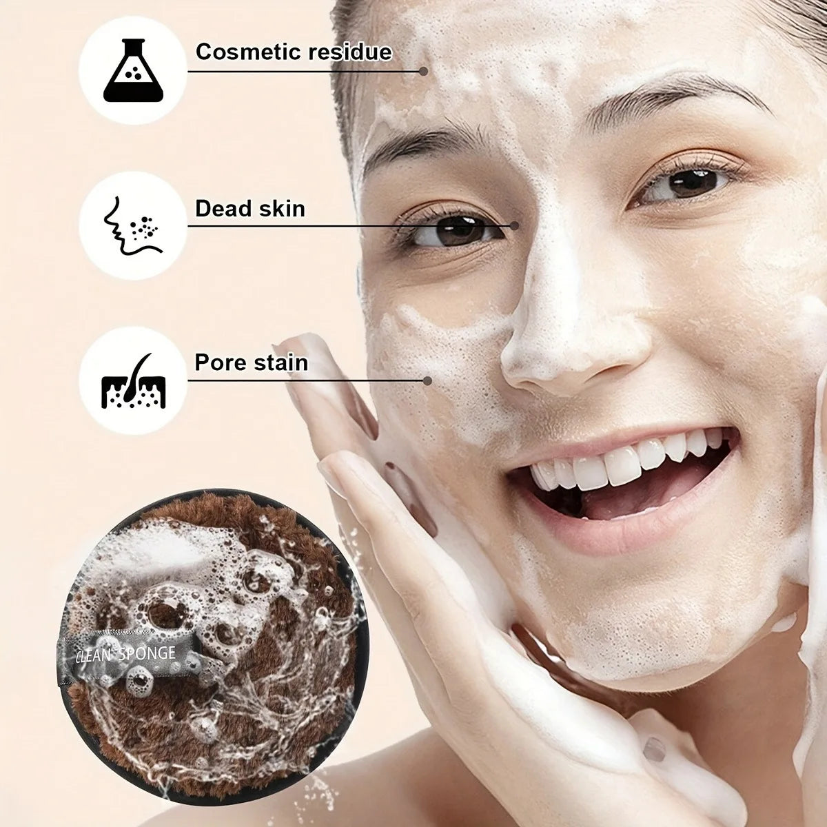 67-Piece Makeup Brush Set - 30 Cosmetic Brushes & Sponges in Brown, Full Face Foundation Eyeshadow Blending Kit with Pouch